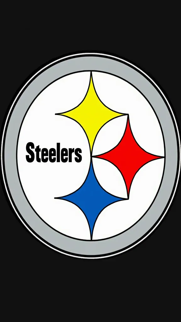 Página para colorear del logotipo de Steelers